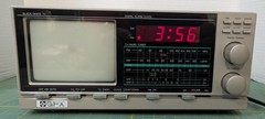 GPX Black and White TV Alarm Clock Model TV-2 1985