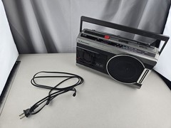 Emerson FM/AM 2-Band Radio Cassette Recorder MODEL#K3663 Tested & Working