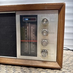 Panasonic RE-7259 FM-AM 2-Band Desktop Tabletop Wood Radio Vintage 1975 TESTED
