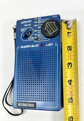 International NL-333 AM/FM Pocket Receiver Radio Hong Kong Tested Vintage