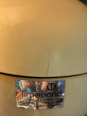 Vintage 1970&rsquo;s Timeband Desk Bedside Clock & Light (Read Description)