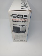 Magnavox Portable 689 Radio AM/FM/TV-1/TV2 NOS Open Box Tested Working
