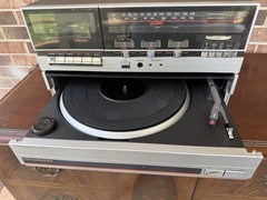 🍊Vintage 1980s JC Penney Stereo Cassette Front Loading Turntable | Model 1754