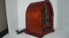 Vintage GE General Electric AM FM Wood Table Radio Model No. 7-4100JA -VERY NICE