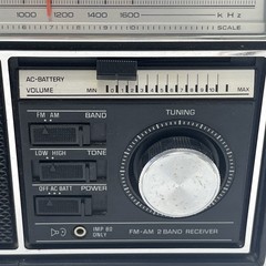Panasonic RF-590D FM AM 2-Band Receiver AM FM Radio Tuner Vintage 1980&rsquo;s WORKS