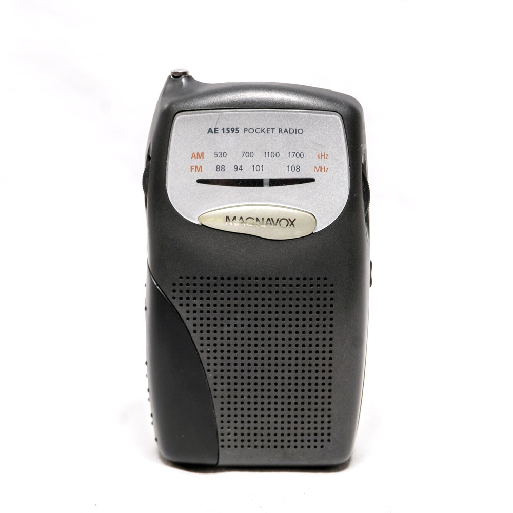 ⭐ Magnavox Pocket Radio AM FM Receiver Model AE1595/17Z – TESTED WORKING ⭐