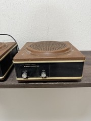 VTG Wynford Hall Flip Clock Radio Alarm Stereo Adaptor Model #NSI-1103