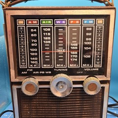 Vintage Federal Multi-Band Portable Radio AM/FM Air Weather Bands Earphone Jack