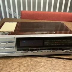 Vintage Soundesign Dual Alarm Clock Radio # 3744 Wood Grain – READ