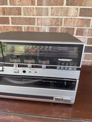 🍊Vintage 1980s JC Penney Stereo Cassette Front Loading Turntable | Model 1754