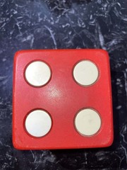 Sanyo RP-1711 Dice Cube AM Radio – 6 Transistor – Vintage For Parts Only
