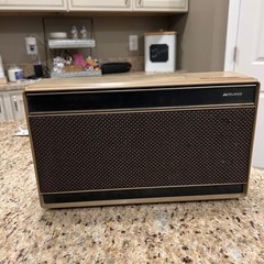 Vintage Midland International Radio PP4001B Tan Brown MCM Made in Japan Untested