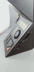 Twisting Swivel Z-104 AM-FM Z Clock Radio with Light 1988