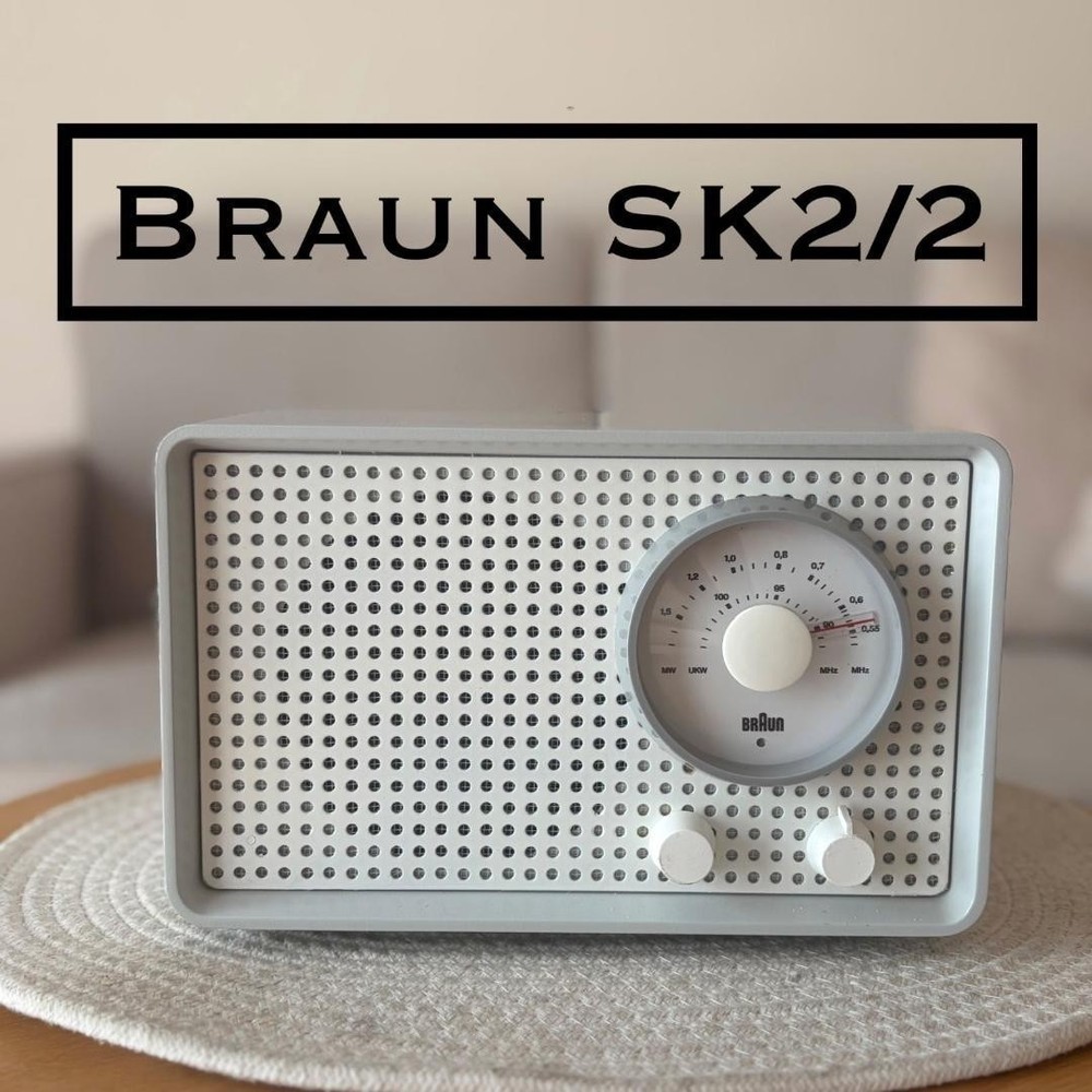 BRAUN SK2-2 Vintage Tube Radio Dieter Rams 1959 MOMA AM FM West Germany JP