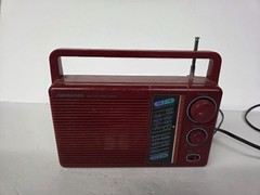 Vintage 1980s SOUNDESIGN Maroon AM FM Radio Player #2216BUR Tested – PLEASE READ