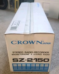 VTG Crown Japan Stereo Radio Recorder Magnetophone Stereo Radio SZ-2150 Detach