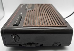 Vintage GE Digital Clock Radio AM/FM Faux Woodgrain 7-4612B Retro 1980s Tested