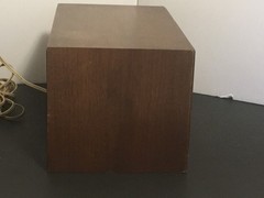 Vintage KLH Model Twenty One 21 FM Table Radio Wood Cabinet Tested Working