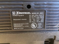 Emerson MBR-1 Multi Band AM/FM/CB/SW1&2/TV/AC/Weather/PA Portable Radio
