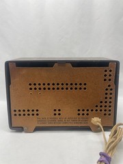 Vintage Brown « Retro Jetson&rsquo;s » 1959 Motorola Model A1N-32 AM Radio-MCM Decor