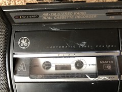 Vintage GE 3-5635A Stereo Radio Cassette Player AM/FM High Speed Dubbing Boombox