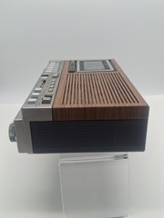 Vintage General Electric 7‑4975‑C Clock Radio w/ Alarm & Cassette Player Tested