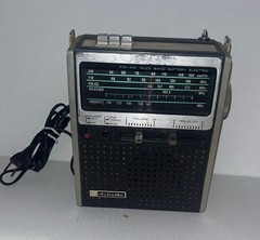 RARE juliette mpr-3194 radio air police weather am fm solid state WORKS
