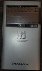 Vintage Panasonic RF-10 Portable Stereo Headphone Receiver FM-AM Radio 9/10