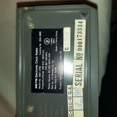 Vintage « J.C.Penney »- AM/FM Dual Alarm Clock Radio/model#680-3795