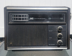 JVC 8806 AM/FM 2 BAND 10 Transistor Portable Radio 2-Way Speaker System