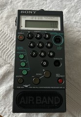 Sony Air-8 Handheld Synthesized Receiver 4-Band PSB/AIR/FM/AM Radio