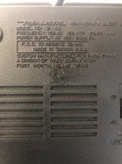 REALISTIC Weather Radio Weatheradio Alert III Model 12-140 Tested Works Vintage