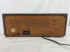 1970s Panasonic Model RE-7371 AM FM Radio Solid State Wood Finish Japan WORKS!