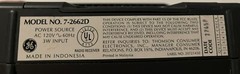 General Electric AM/FM Radio Portable Receiver Model 7-2662D Tested Working Nice