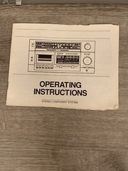 Vintage SOUNDESIGN Model 5642 Radio Tape Player/Recorder With Manual