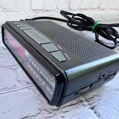 Electro Brand 4610 Black Digital Alarm Clock Radio AM/FM Snooze Tested