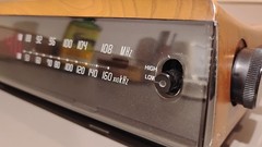 TOSHIBA Alarm Clock Radio *Vintage* Wood Grain 1980&rsquo;s / Model RC-7180F