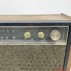 Vtg General Electric Superheterodyne C1590A AM/FM Dual Speaker Radio Working