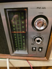 Vintage Panasonic RE-6286 AM/FM Radio Woodgrain Matsushita Japan *Working