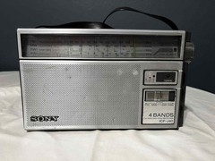 Sony ICF-J40 4 Band FM/MW/SW1/SW2 Receiver Rare Working ( Read Description)