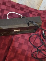 Vintage GE Woodgrain AM/FM Digital Clock Radio Model 7-4624 – Powers On!