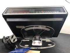 SEARS AM/FM Electronic Clock Radio 1983 RARE Digital Alarm Tested Works 573