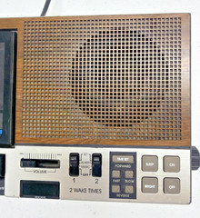 Vtg GE 7-4956B General Electric Alarm Clock Radio Cassette Tape Recorder READ