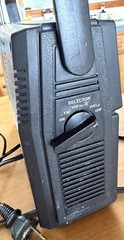 Vintage Portable Radio Realistic Patrolman-50 RadioShack Chrome As Is
