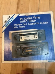 NEW VINTAGE UNISEF CR-18m IN DASH CASSETTE PLAYER RADIO UNINSTALLED