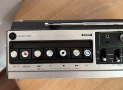 Near Mint! 1970s Sony Radio Cassette Player Cf-1980 Mark5 Boombox Maintained JP