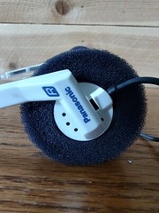 Panasonic Portable AM/FM Stereo Radio RF-444 Retro Works Original Headphones VTG