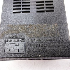 Vintage General Electric GE P-1759 All Transistor Portable AM Radio PARTS FLAWS