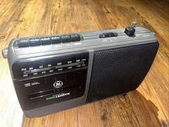 VTG GE 3-5264A AM/FM Radio Cassette Recorder Portable Boombox Tested Working