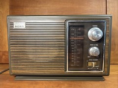 Sony Model ICF-9630W High Fidelity FM/AM Table Radio TESTED